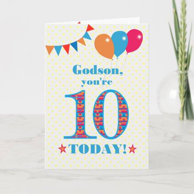 Por la tarjeta de globos de Bunting Balloons de Go (Anverso)