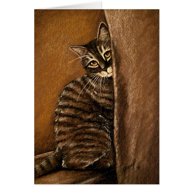 Por la ventana - tarjeta (Frente)