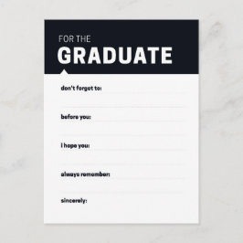 Por las tarjetas de asesoramiento de Grad Keepsake