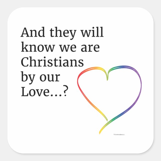 Por nuestros Pegatinas de amor (Anverso)