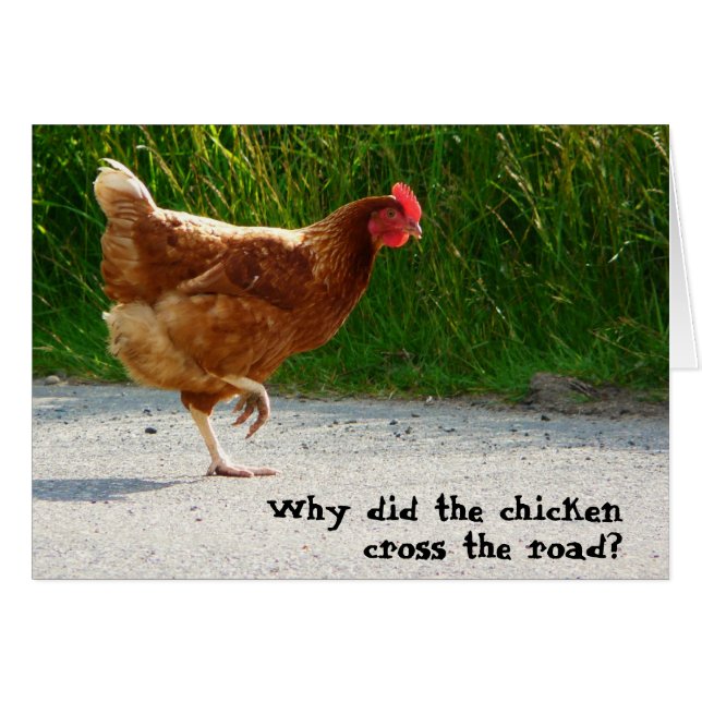 ¿Por qué el pollo cruzó la calle? (Anverso (Horizontal))