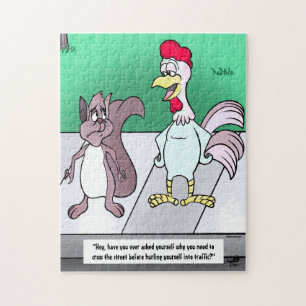 Por qué las ardillas cruzan el rompecabezas de las