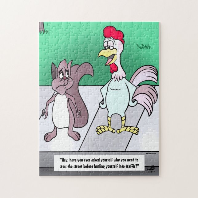 Por qué las ardillas cruzan el rompecabezas de las (Vertical)