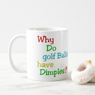¿Por qué las pelotas de golf tienen hoyuelos? Taza