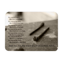 ¿Por qué quieres una uña? Diciendo imán 3" por 4"