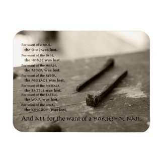 ¿Por qué quieres una uña? Diciendo imán 3" por 4"