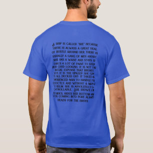 ¿Por qué se llama Ella a un barco? Camiseta