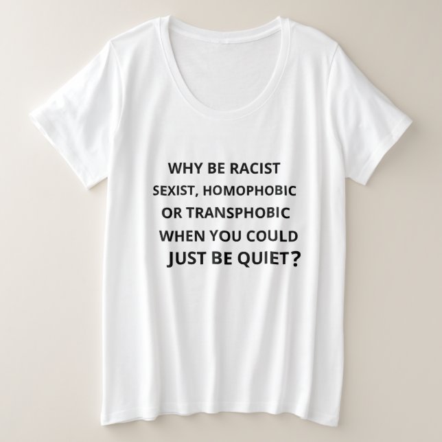Por qué ser racista (Anverso del diseño)
