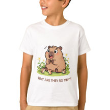 Por Qué Son Tan Pequeños Camiseta Infantil de Carp