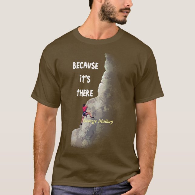 ¿Por qué trepar? - Porque hay camiseta (Anverso)