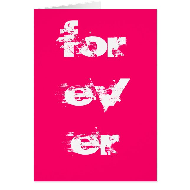 Por siempre - amor (Frente)