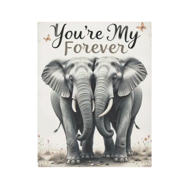 Por siempre amor a los elefantes Arte de vida salv (Anverso)