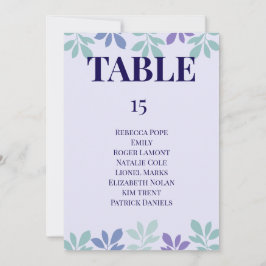 Por Siempre Comienza Aquí: Una tarjeta de mesa de