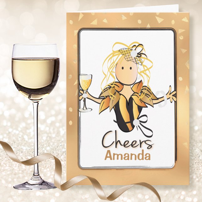 Por su graciosa Sparkle Glam Cualquier Tarjeta De  (Subido por el creador)