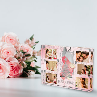 Por sus Navidades rosados Foto Memoria Keepsake