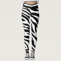 Por todas las leggings de huellas de cebra. 