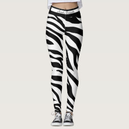Por todas las leggings de huellas de cebra. 