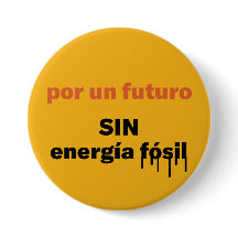 por un futuro, botón SIN energia fosil