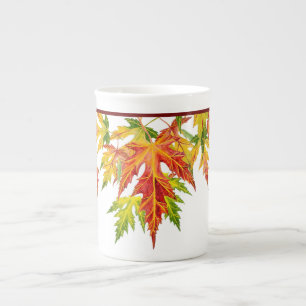 Porcelana Arce de plata en taza de hongo de China