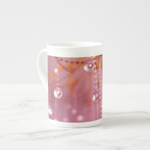 Porcelana Atardecer en la taza de especialidad de cristal