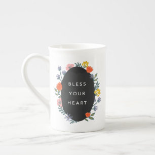 Porcelana Bendiciones tu taza de corazón
