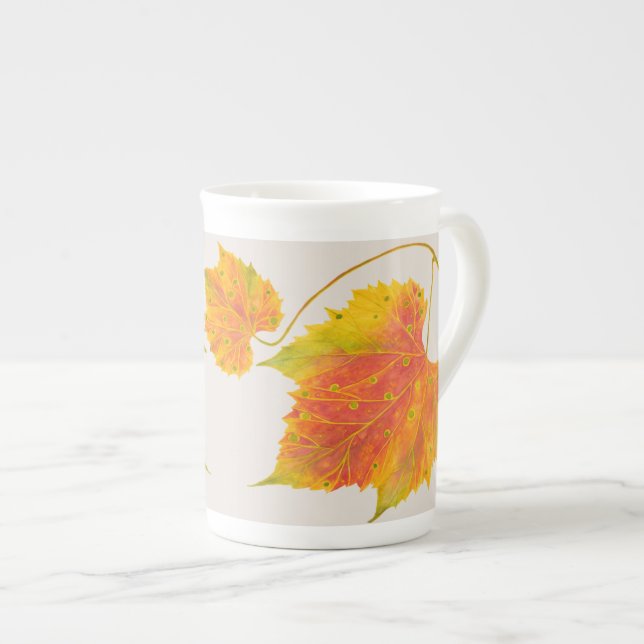 Porcelana Caída espontánea en una taza de humo en China (Derecha)