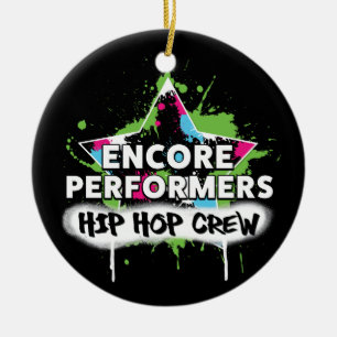 PORCELANA del ornamento del EQUIPO de Hip Hop