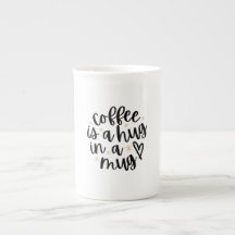 El café es un abrazo en una taza divertido cita de