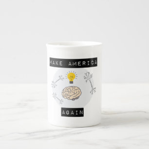Porcelana "haga América otra vez" la taza de café elegante