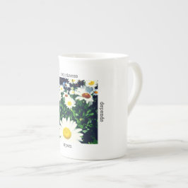 Porcelana La "felicidad depende de nosotros mismos" taza de