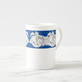 Porcelana Mármol Tendrils en una taza de té en China