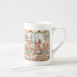 Porcelana Oh Ciervo, ¡La Navidad ha llegado! Taza de café
