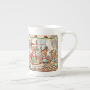 Porcelana Oh Ciervo, ¡La Navidad ha llegado! Taza de café
