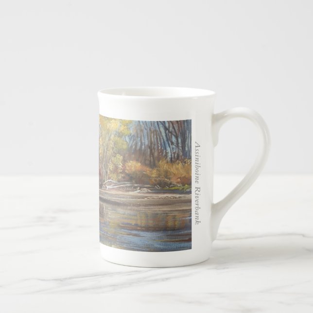 Porcelana Orilla del río de Assiniboine - taza de la (Derecha)