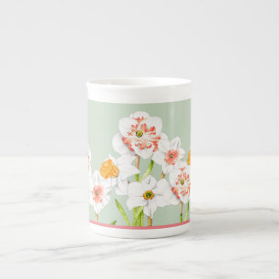 Porcelana Papeles en una taza de hueso en China