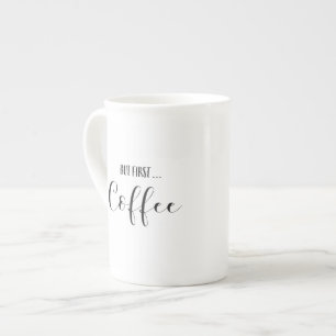 Porcelana Pero primera taza de café