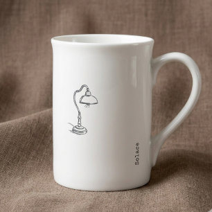 Porcelana Regalo de taza de café para introvertido con arte