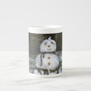 Porcelana Snownan vistió la taza de hueso en China