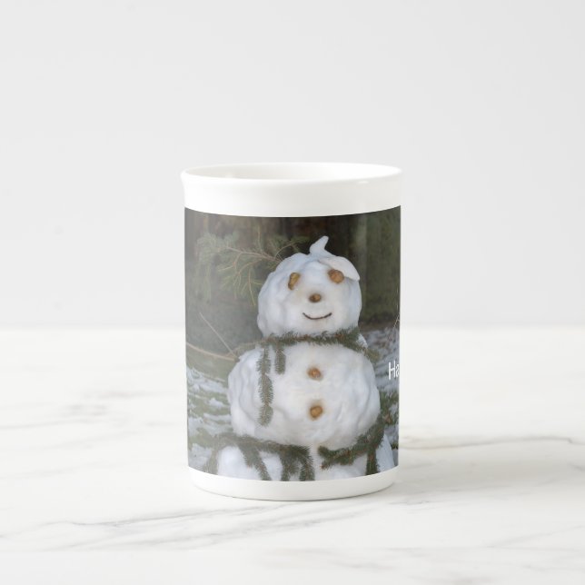 Porcelana Snownan vistió la taza de hueso en China (Frente)