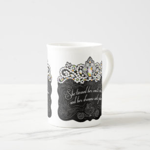 Porcelana Sueños en la taza de café de los planes
