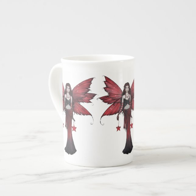 Porcelana Taza alta de hada de Navidad (Izquierda)