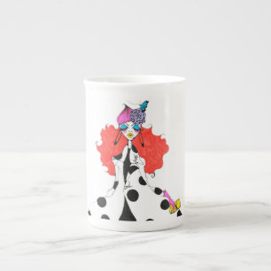 Porcelana Taza banal del ilustracion de la moda de NYFW