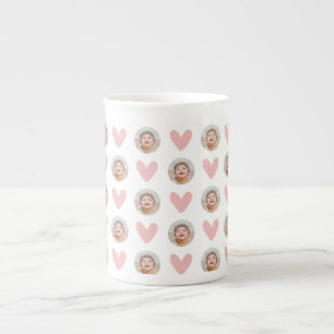 Porcelana Taza Cara de Bebé, Taza Cara Personalizada, Cara d