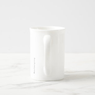 Porcelana Taza de café con arte de línea minimalista para in