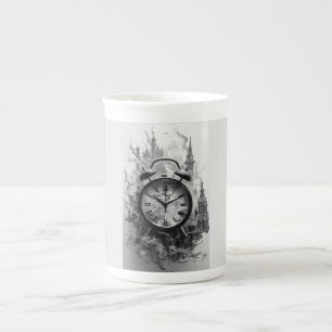 Porcelana Taza de café con una época antigua