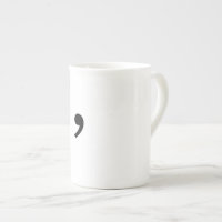 Taza de café de la coma de Oxford