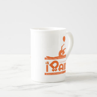 Porcelana taza de café enorme del iPain
