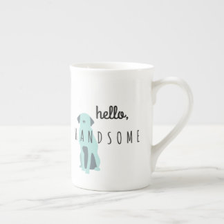 Porcelana Taza de café - hola, hermoso - para él