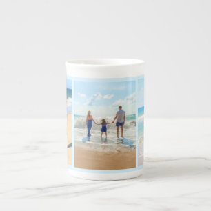 Porcelana Taza de colage de fotos personalizadas de su famil