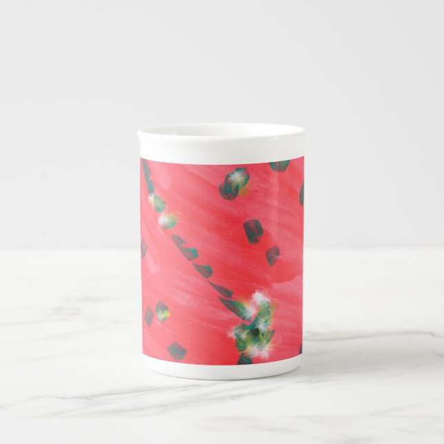 Porcelana Taza de flujo de amor (Frente)